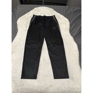 Nike Men's Black Gray Track Joggers Size XL Sweatpants